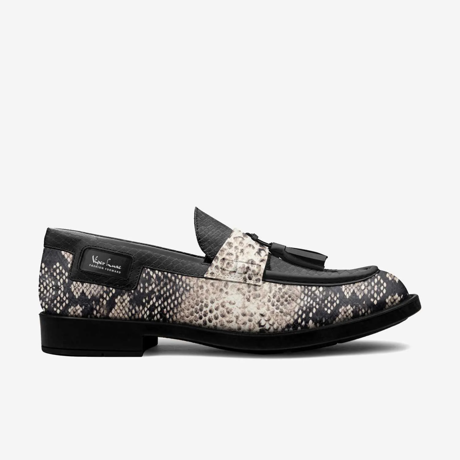 🐍 Viper Luxe Italian Tassel Loafers – Limited Edition Designer Slip-Ons