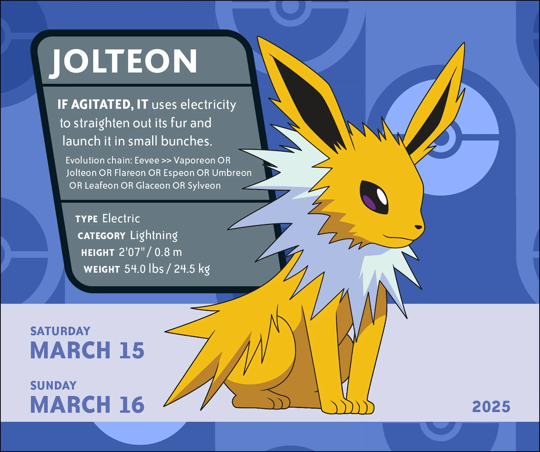 2025 Pokémon Page-A-Day Calendar