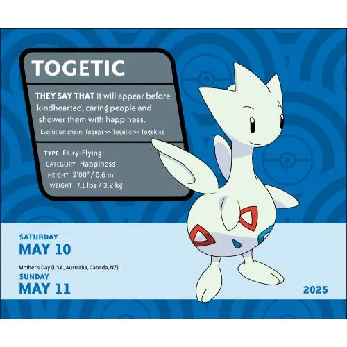 2025 Pokémon Page-A-Day Calendar