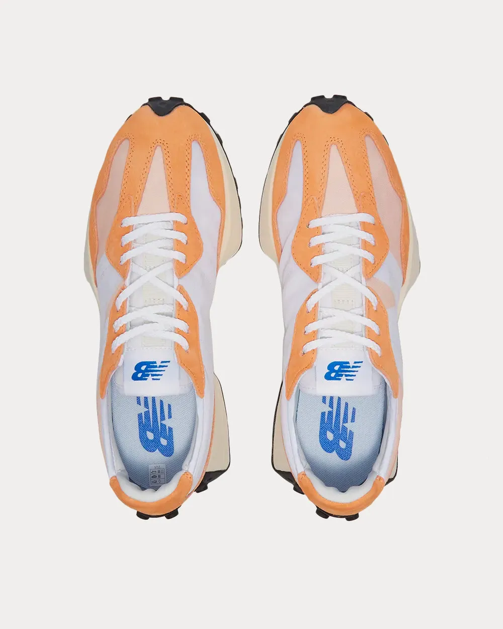 327 Orange Low Top Sneakers