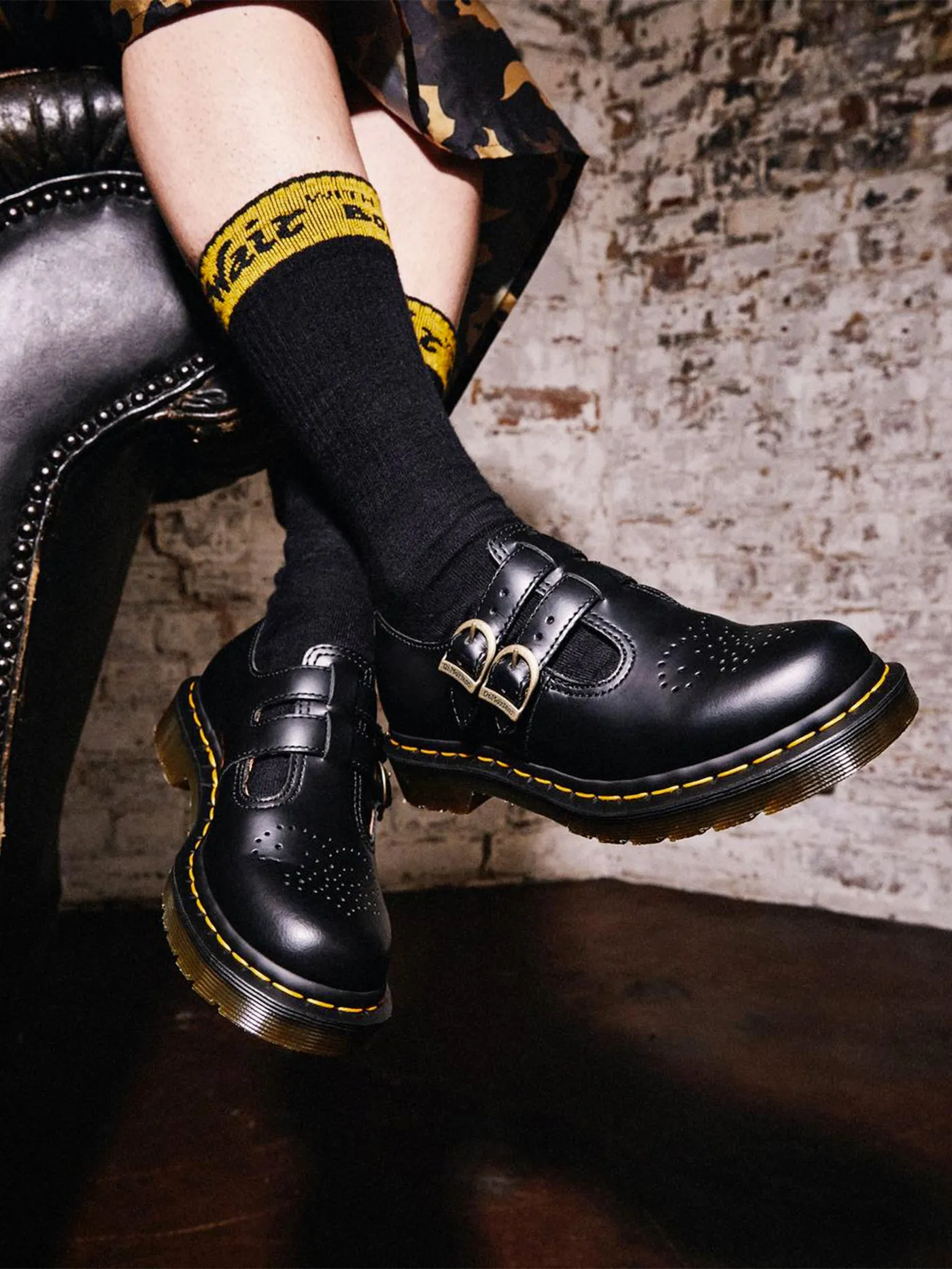 8065 Smooth Leather Mary Jane Shoes