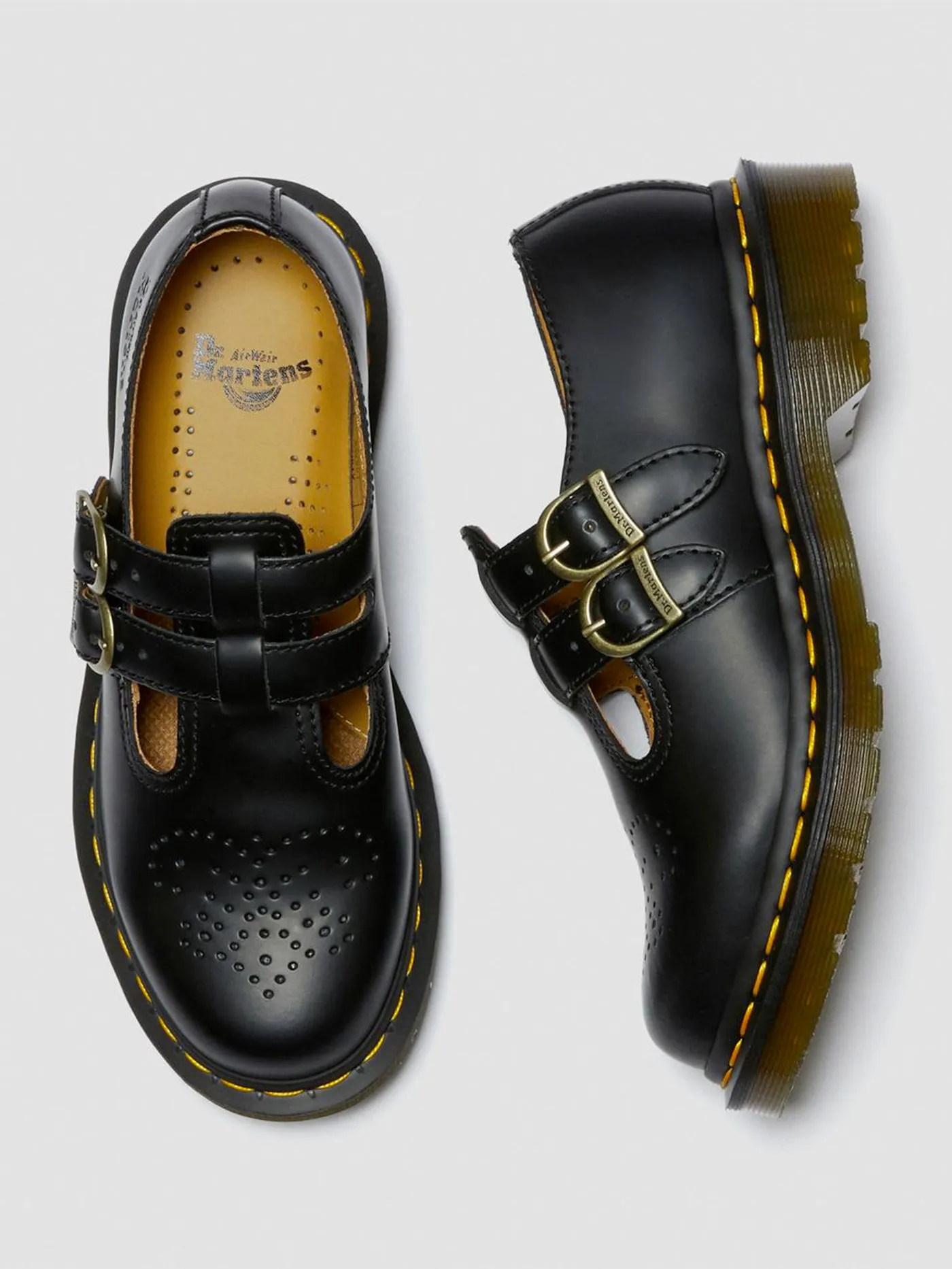 8065 Smooth Leather Mary Jane Shoes