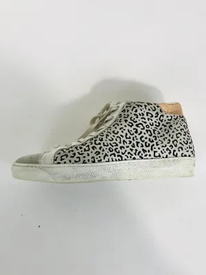 Air & Grace Women's Leopard Print Hi Top Trainers | EU38 UK5 | Multicoloured