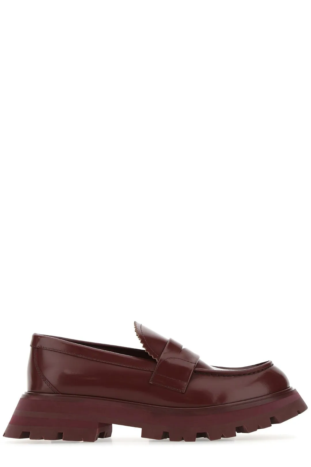 Alexander McQueen Zig-Zag Edge Loafers
