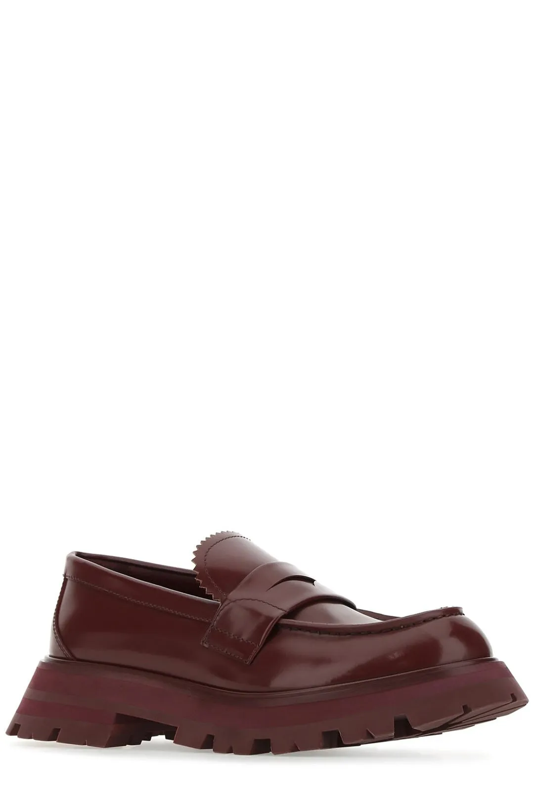 Alexander McQueen Zig-Zag Edge Loafers