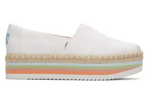 Alpargata High Platform - Rainbow/White