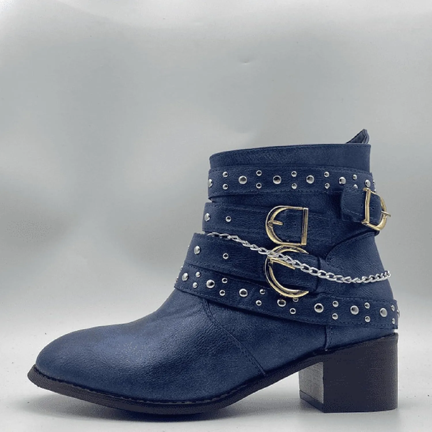 Ankle Boots for Women Womens Wedge Booties Short Boots for Women Ankle Bootie for Women with Heel Lightweight Cute Round Toe Square Toe Slip On Side Zipper