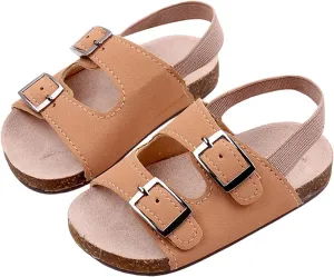 Baby Sandals Summer Baby Slippers Elastic Straps Sandals Slip Months Toddler Shoes Shoes Summer