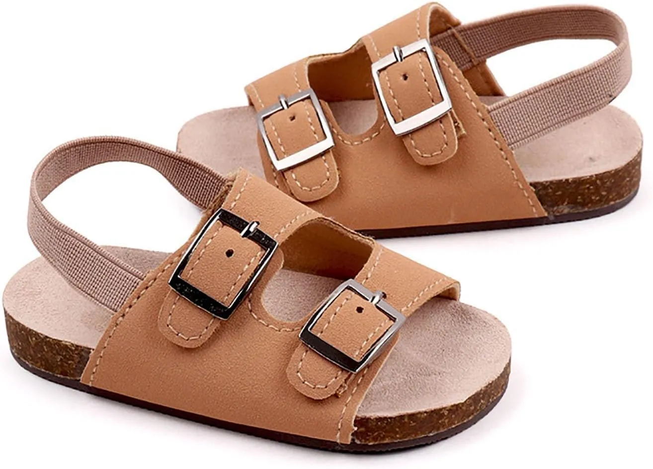 Baby Sandals Summer Baby Slippers Elastic Straps Sandals Slip Months Toddler Shoes Shoes Summer