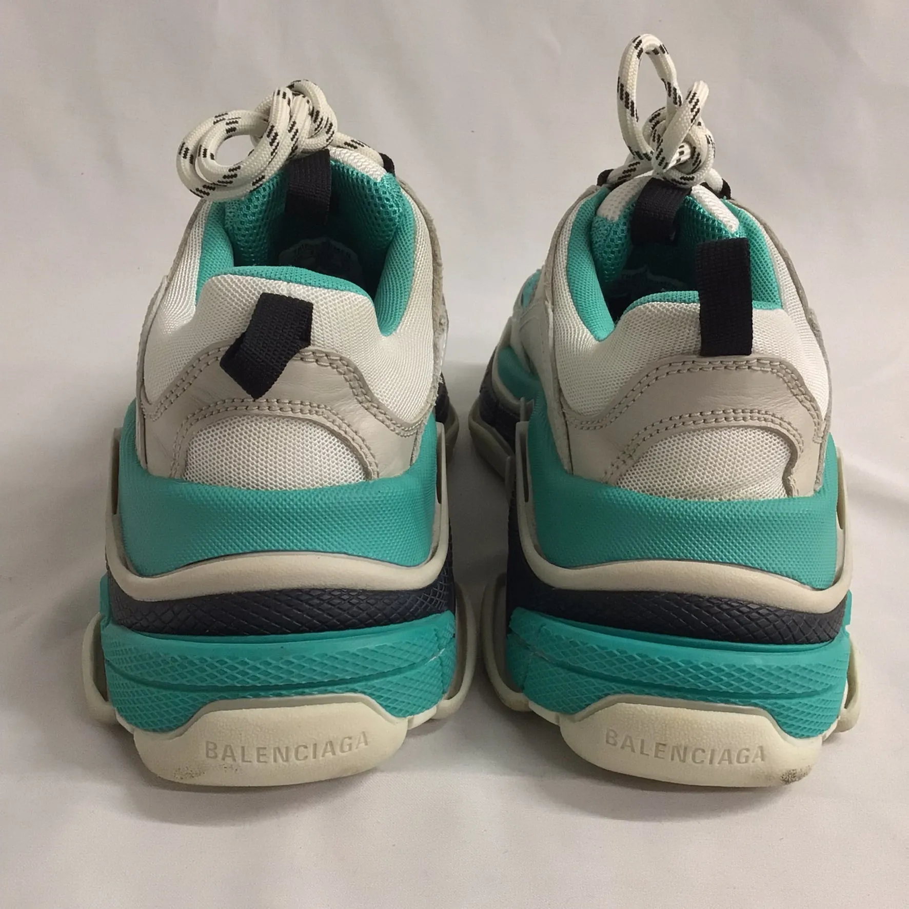 Balenciaga Triple S '524039' Turquoise/Grey Colourway Size 6 UK 39 EU