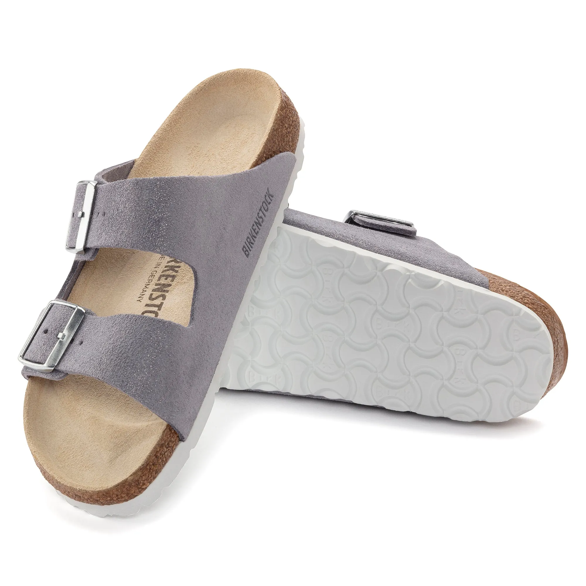Birkenstock Arizona Shimmering Suede Leather Women's