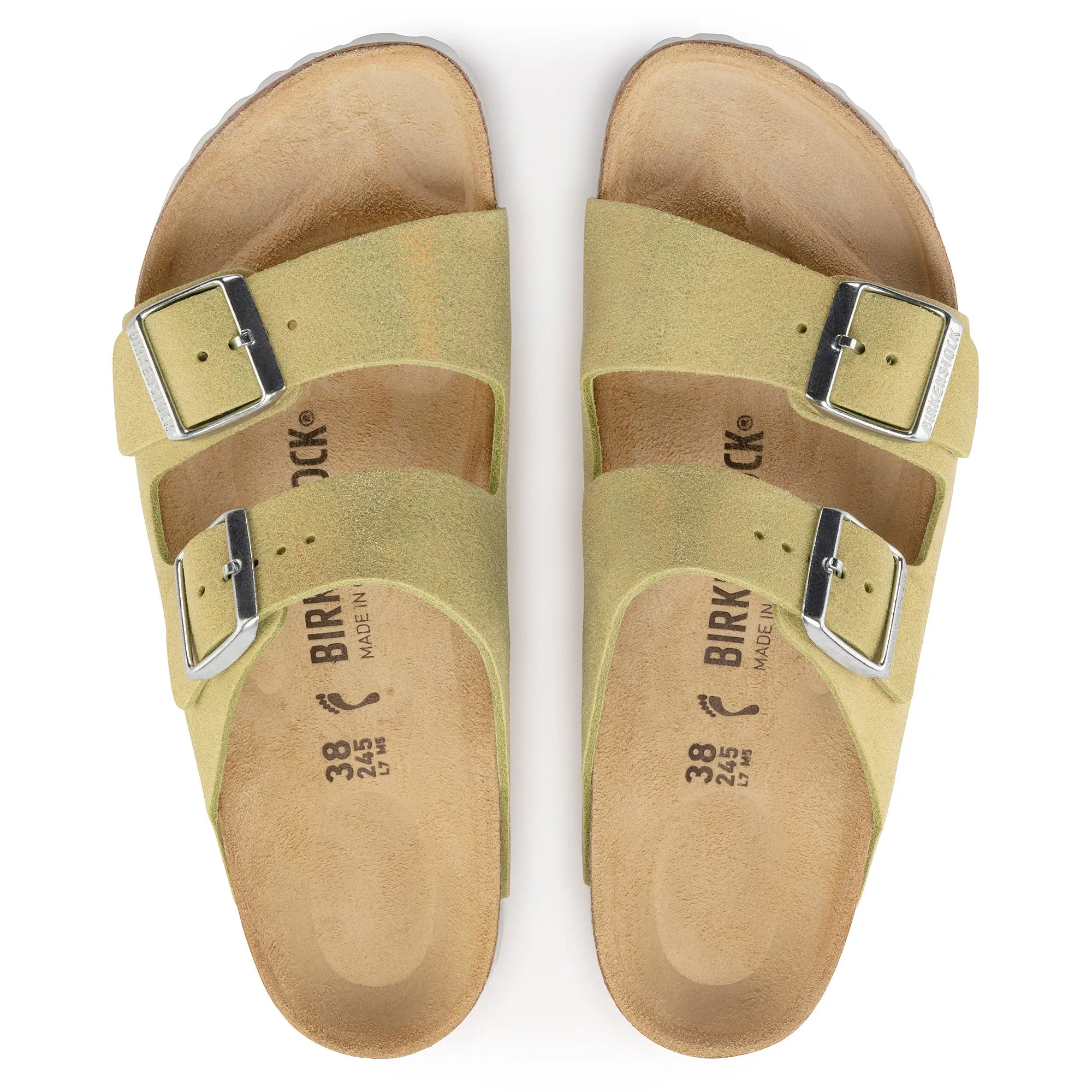 Birkenstock Arizona Shimmering Suede Leather Women's