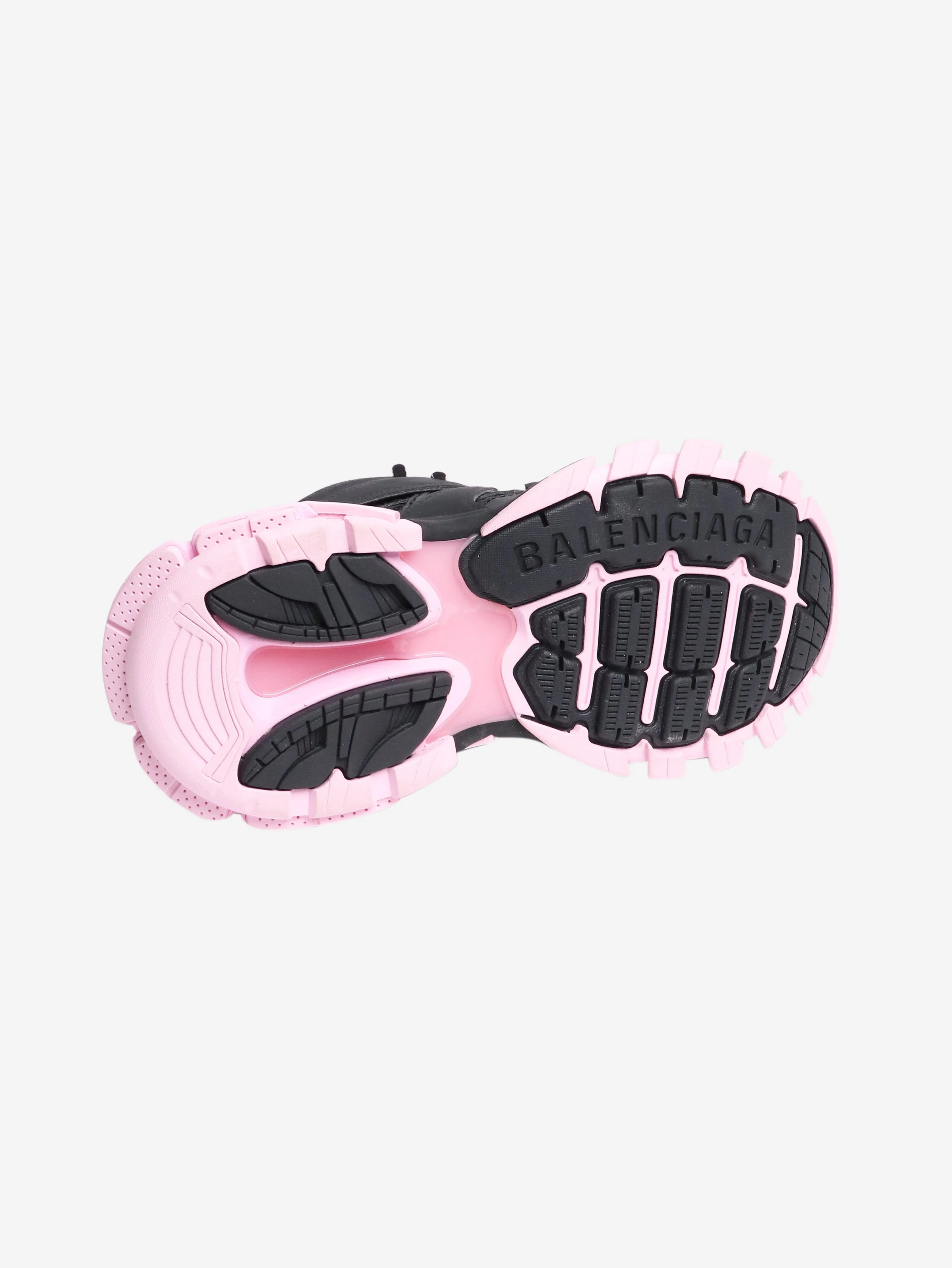 Black and pink Track trainers - size EU 36