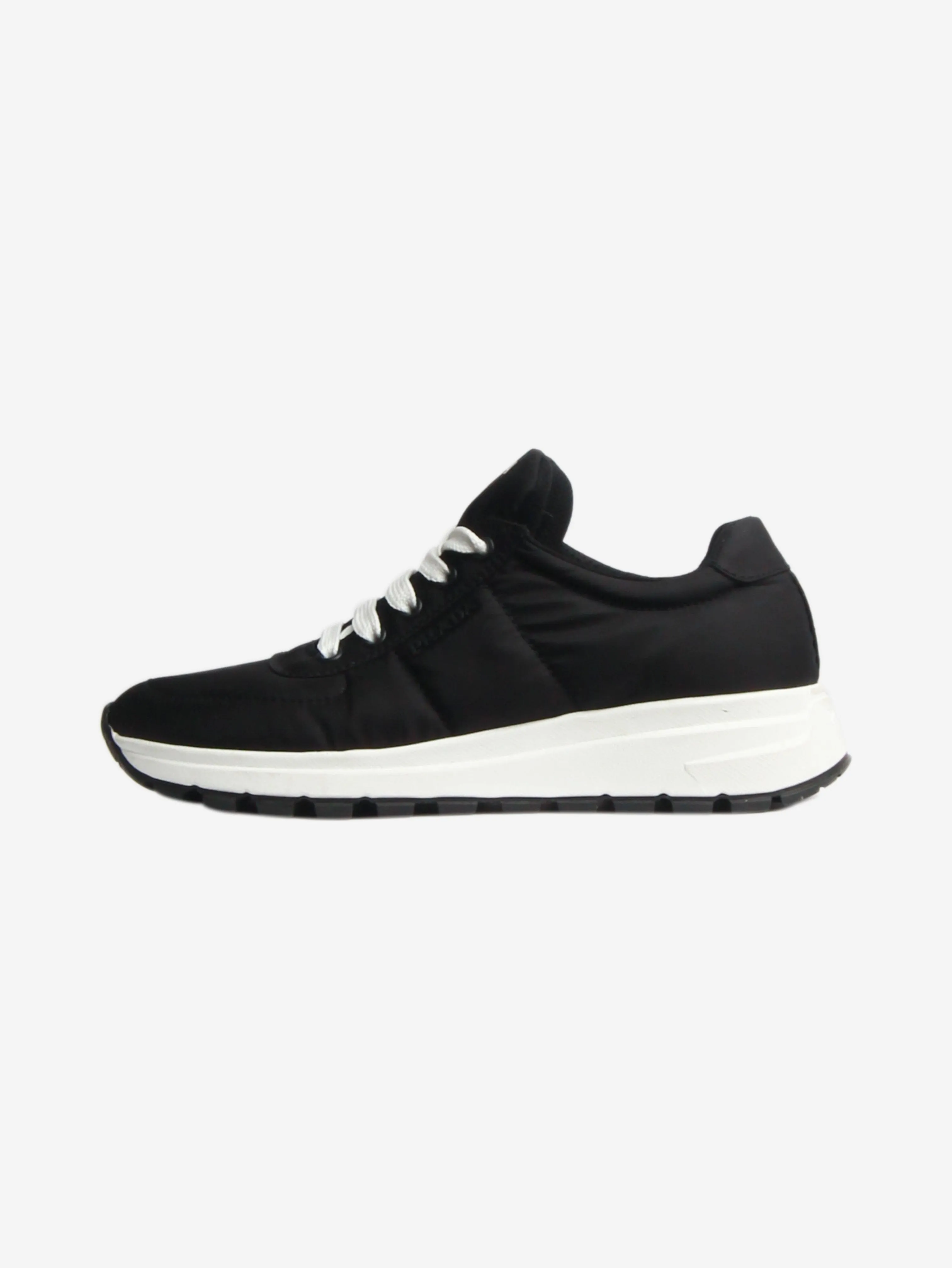 Black renylon trainers - size EU 37.5 (UK 4.5)