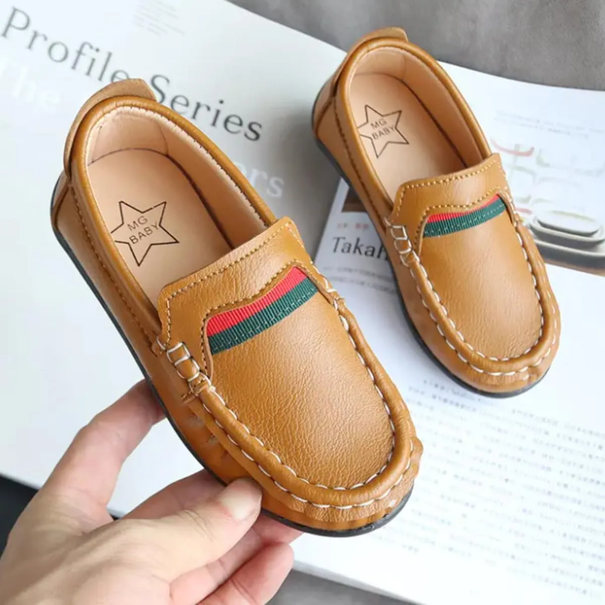 Boy's Casual Dress Shoes, Leather Shoes