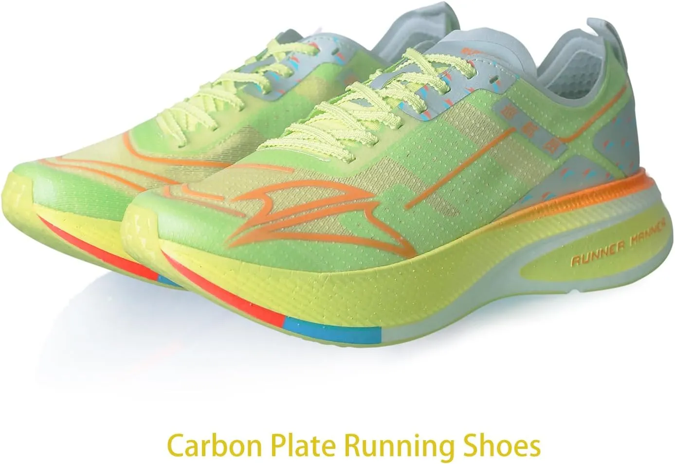 Carbon Plate Running Shoes for Men  Cushioned, Lightweight, Breathable, Non-Slip Road Sneakers