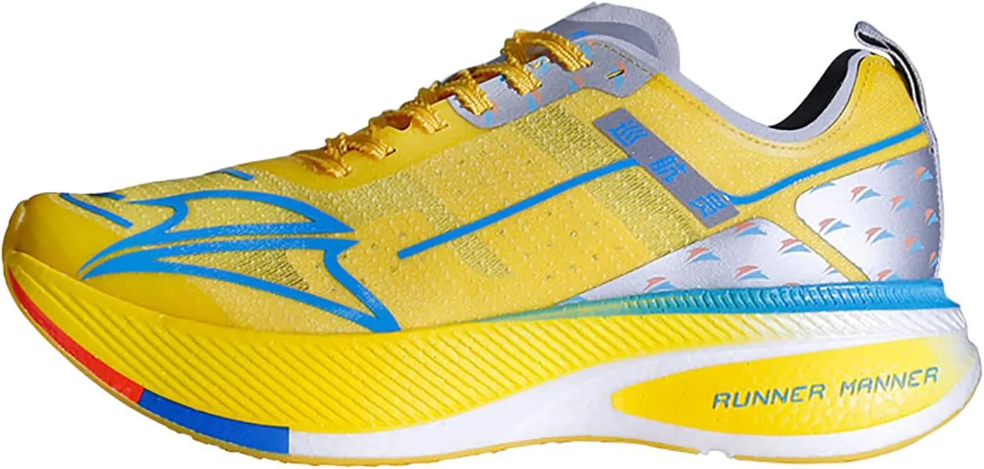 Carbon Plate Running Shoes for Men  Cushioned, Lightweight, Breathable, Non-Slip Road Sneakers