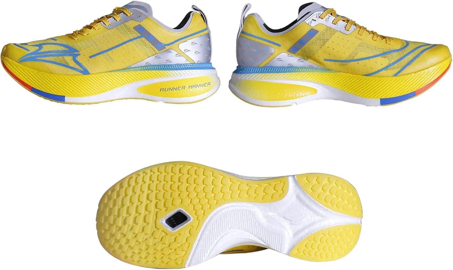 Carbon Plate Running Shoes for Men  Cushioned, Lightweight, Breathable, Non-Slip Road Sneakers