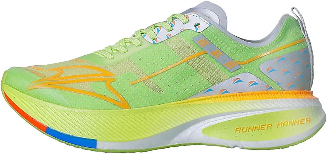 Carbon Plate Running Shoes for Men  Cushioned, Lightweight, Breathable, Non-Slip Road Sneakers