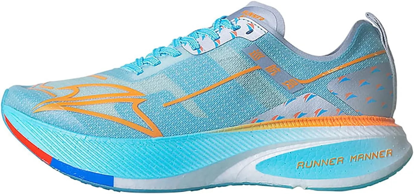 Carbon Plate Running Shoes for Men Cushioned, Lightweight, Breathable, Non-Slip Road Sneakers