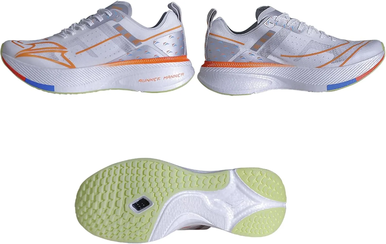 Carbon Plate Running Shoes for Men  Cushioned, Lightweight, Breathable, Non-Slip Road Sneakers