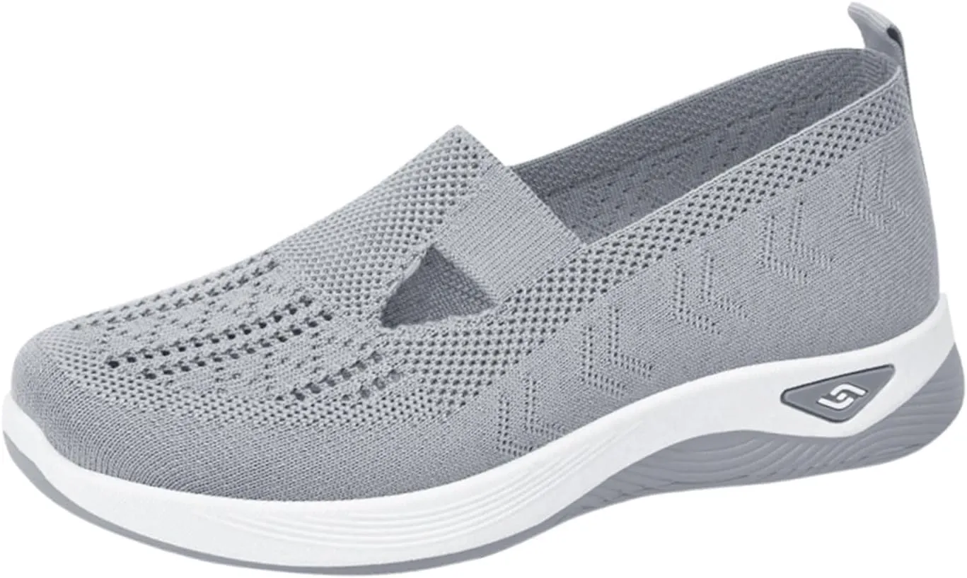 Cathalem Orthopedic Shoes for Women, Diabetic Shoes for Women 2024 New Women's Woven Breathable Soft Sole Shoes