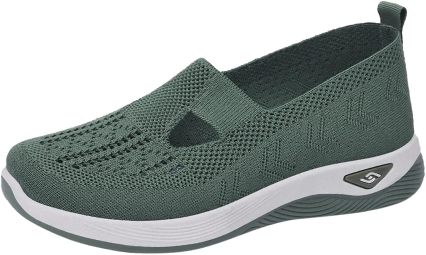 Cathalem Orthopedic Shoes for Women, Women's Woven Breathable Soft Sole Shoes, Orthopedic Shoes Orthopedic Sneakers for Women