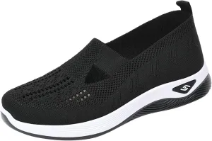 Cathalem Orthopedic Shoes for Women, Women's Woven Breathable Soft Sole Shoes, Orthopedic Shoes Orthopedic Sneakers for Women