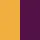 Charentaise Wool Slippers - Yellow/ Purple