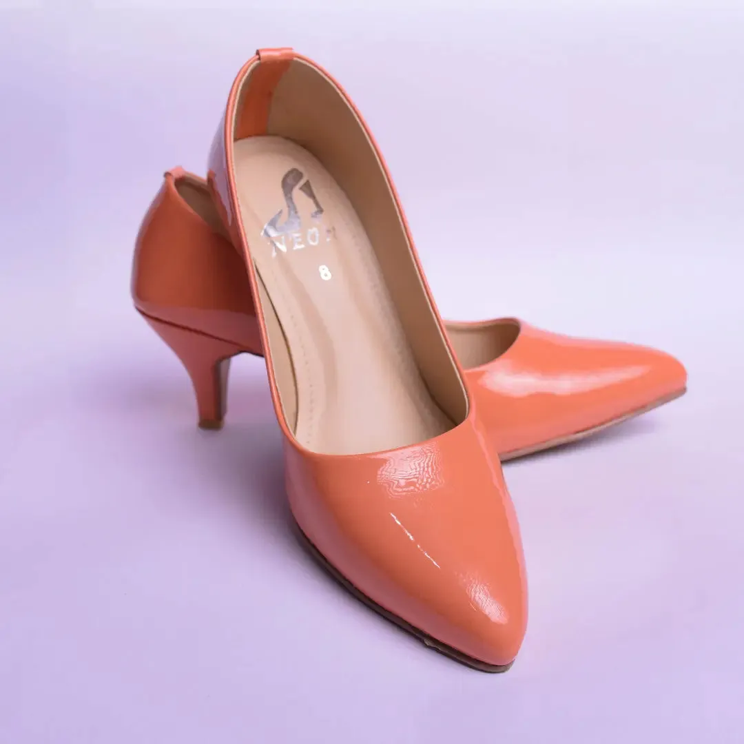 Classy Court Shoes Orange