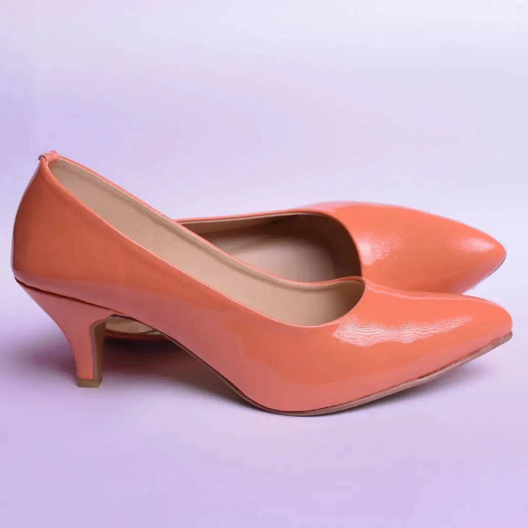 Classy Court Shoes Orange