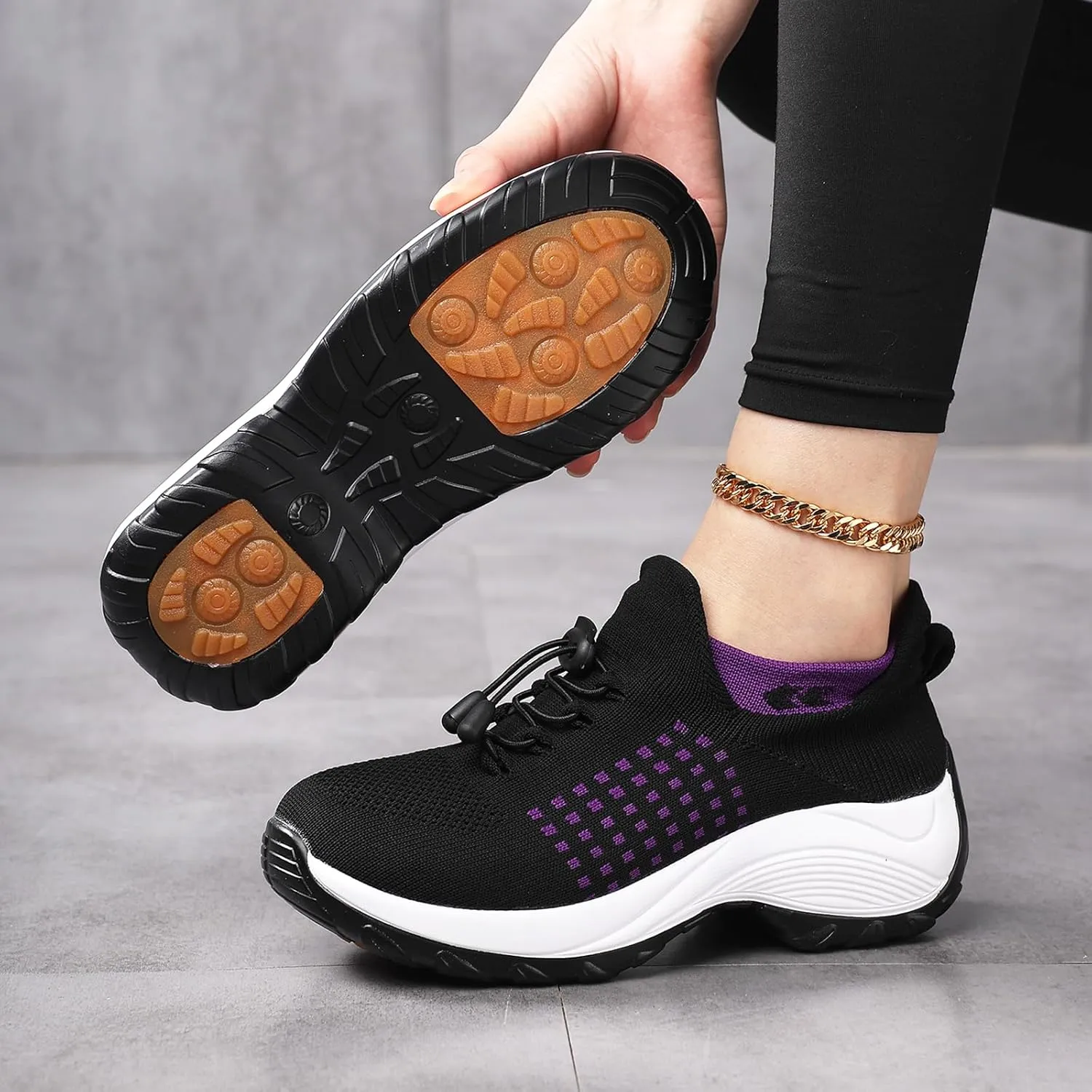 Comfort Wear Orthowear Shoes for Women Men Breathable Orthopedic Walking Sneakers Comfortable Plantar Fasciitis Ortho Sneakers Running Walking Non Slip Stretch Cushion Comfortwear Shoe Thick Bottom