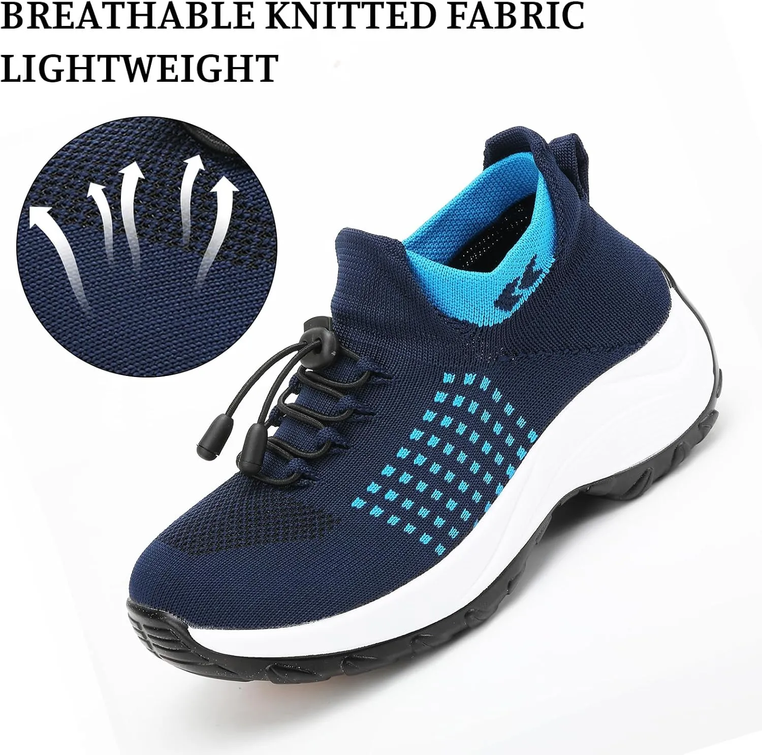 Comfort Wear Orthowear Shoes for Women Men Comfortwear Ortho Stretch Cushion Shoes Women Plantar Fasciitis Walking Shoe Slip On Trainers Comfortable Casual Ladies Athletic Sneakers Thick Bottom