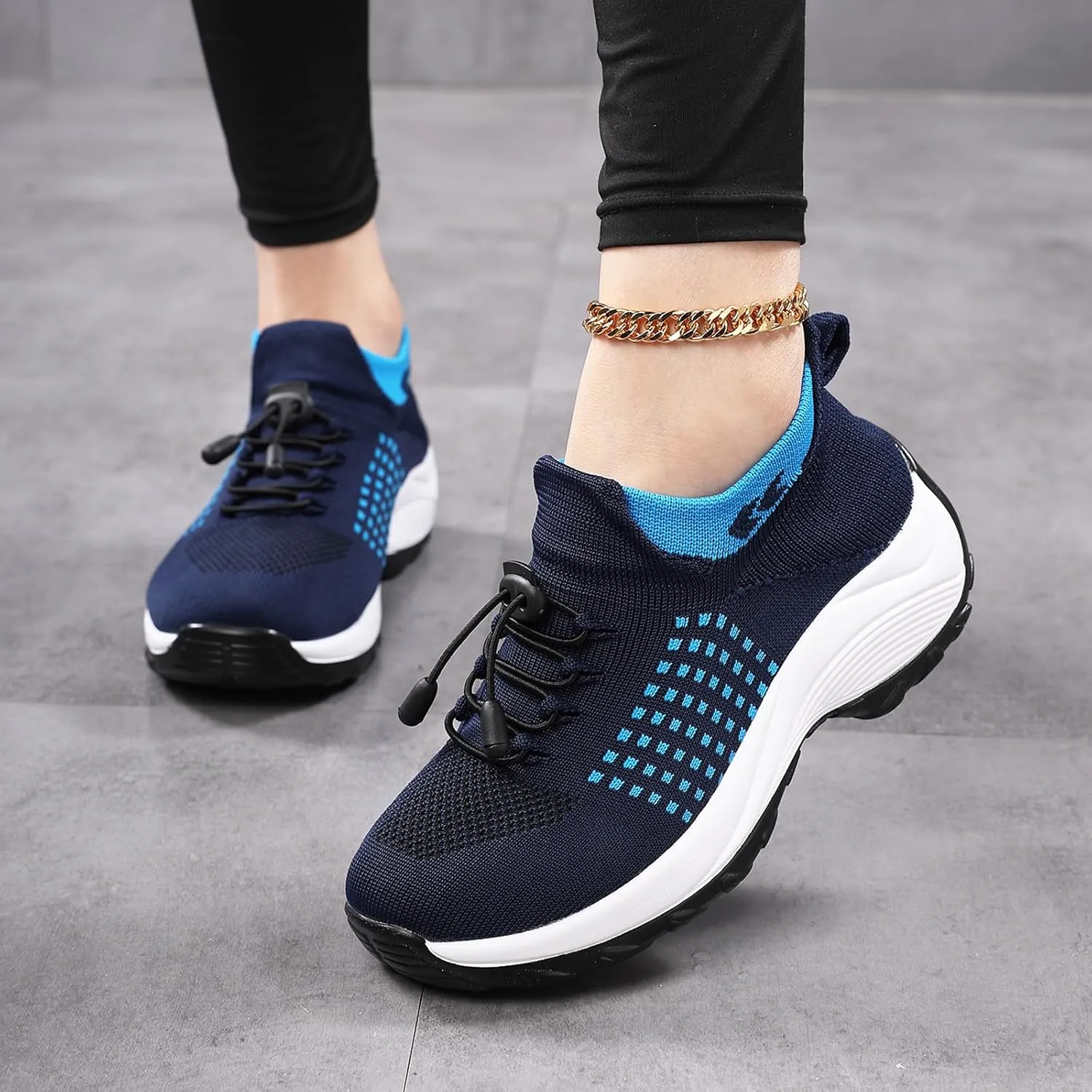 Comfort Wear Orthowear Shoes for Women Men Comfortwear Ortho Stretch Cushion Shoes Women Plantar Fasciitis Walking Shoe Slip On Trainers Comfortable Casual Ladies Athletic Sneakers Thick Bottom