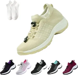 Comfortwear Ortho Shoes for Women Plantar Fasciitis, Orthopedic Sneakers Breathable Women Walking Shoes Slip on Shoes