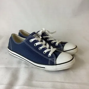 Converse All Stars Blue Canvas Trainers Size UK 4