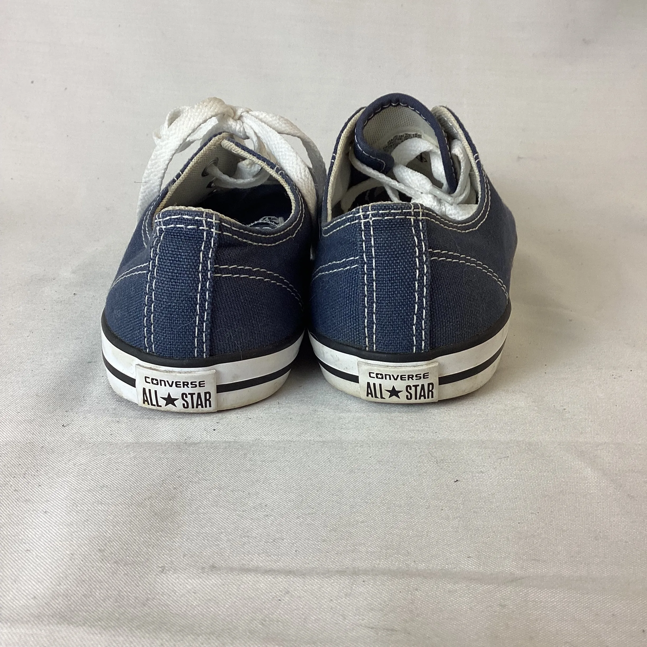 Converse All Stars Blue Canvas Trainers Size UK 4