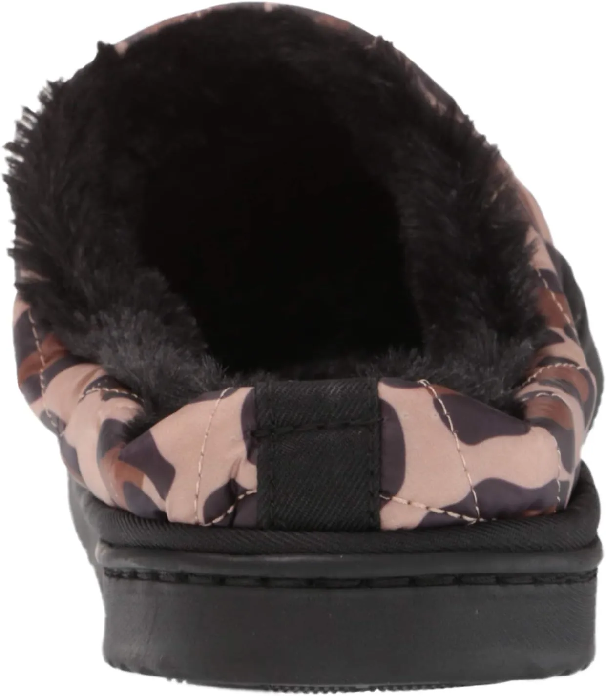 Dearfoams Women's Cora Quilted Nylon Clog Slipper