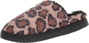Dearfoams Women's Cora Quilted Nylon Clog Slipper