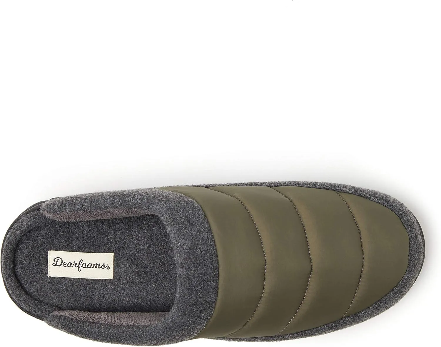 Dearfoams Women's Ryan Quilted Nylon Clog Slipper