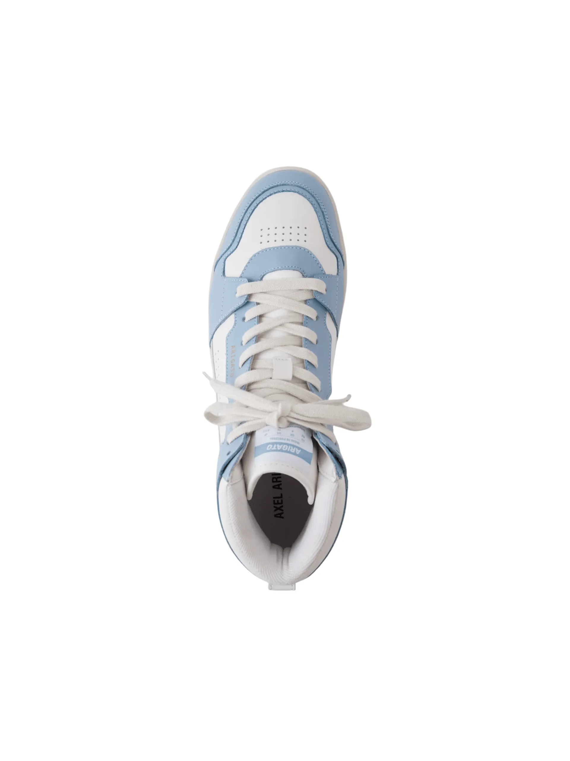 Dice Hi Sneaker / White & Dusty Blue