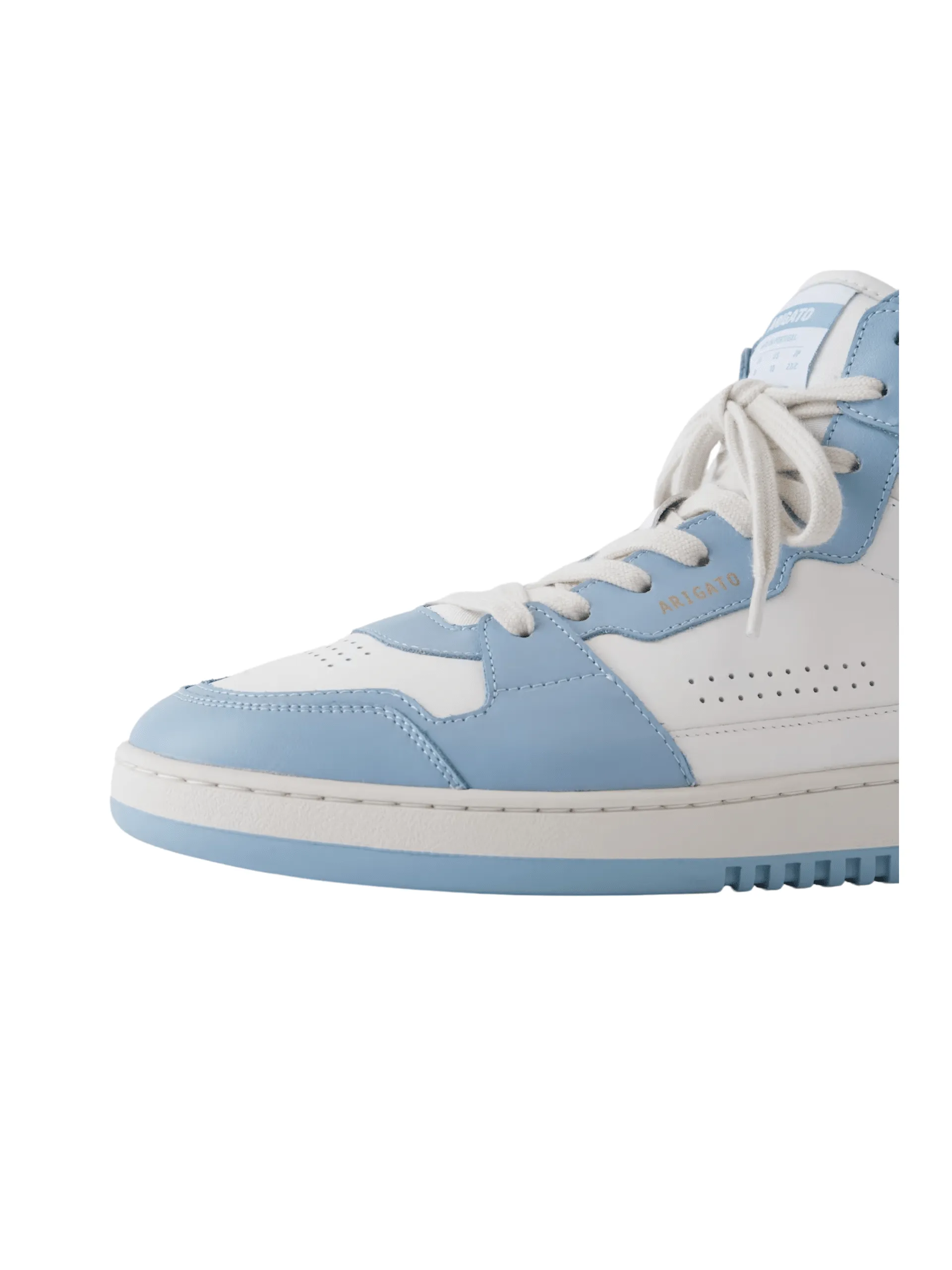 Dice Hi Sneaker / White & Dusty Blue