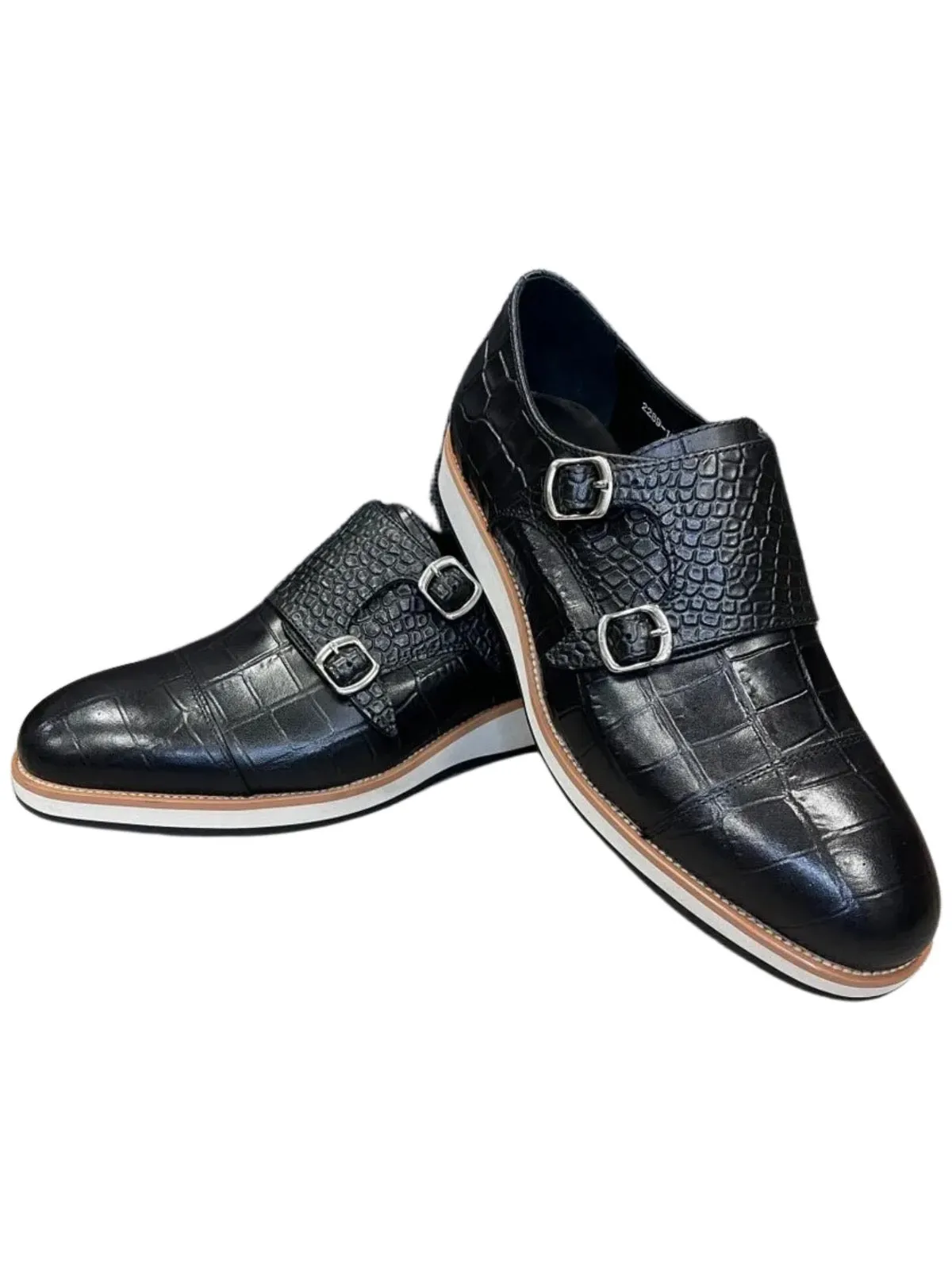 Double Monk Strap Dress Shoe