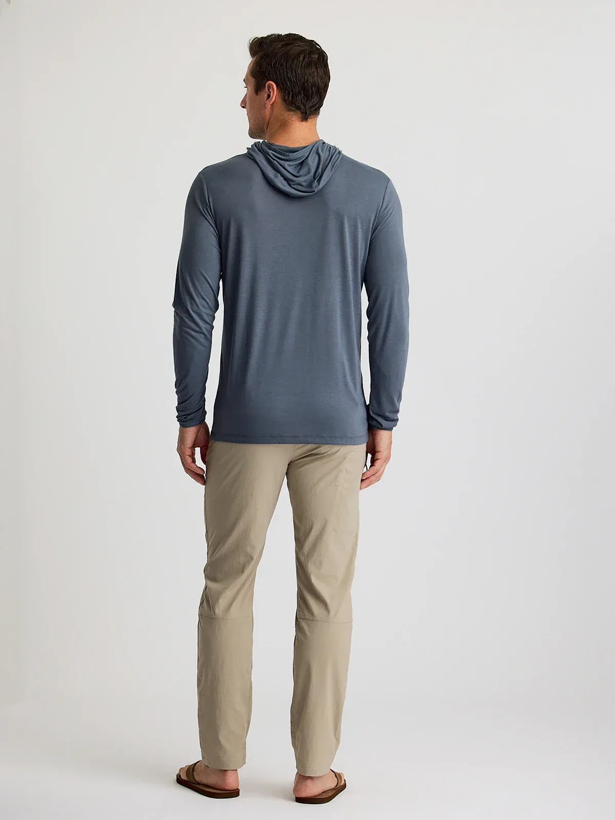 Free Fly Men's Bamboo Lightweight Hoodie | Storm Cloud