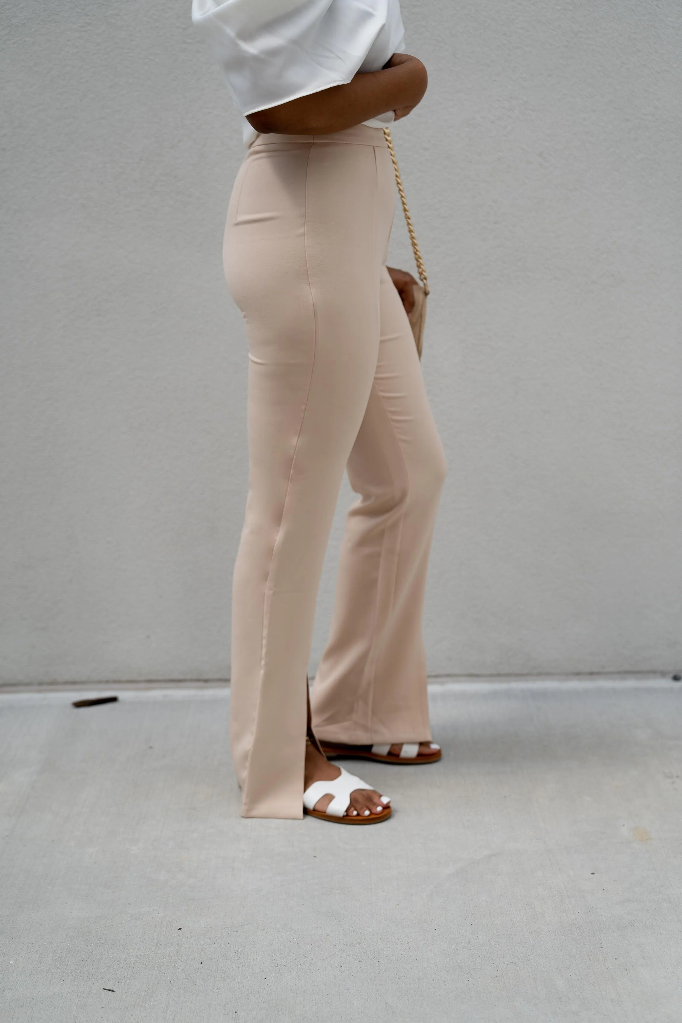 Front Slit Slacks