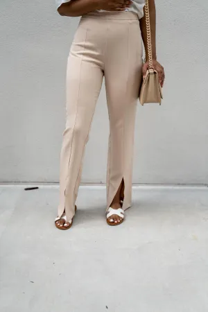 Front Slit Slacks