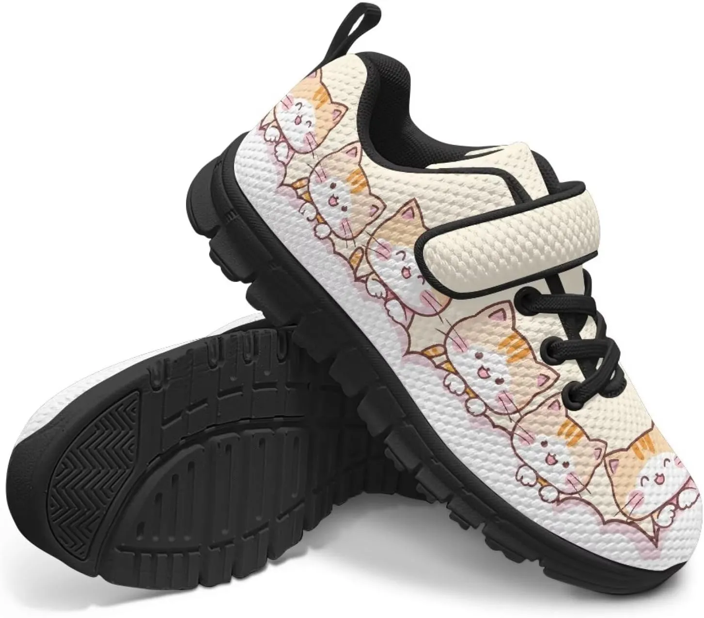 Girls Running Sports Shoes Breathable Kids Athletic Causal Shoes for Daily Wear