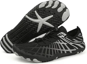 Grounded Footwear for Women Men with Neuropathy Water Shoes Quick-Dry Aqua Socks Swim Beach Barefoot Diabetic Shoes Walking Wide Toe Box Sneakers for Hike Yoga Lightweight Comfortable Breathable