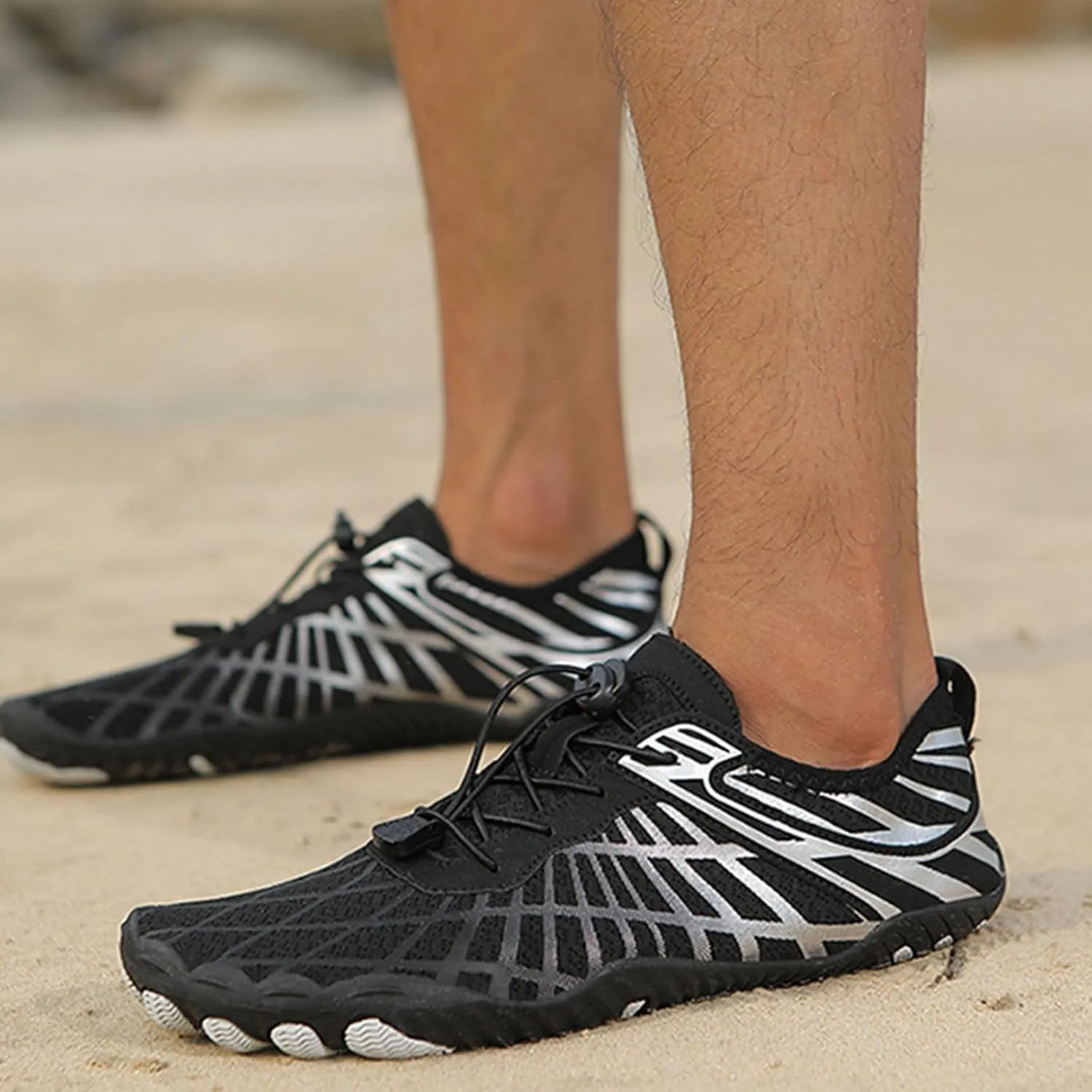 Grounded Footwear for Women Men with Neuropathy Water Shoes Quick-Dry Aqua Socks Swim Beach Barefoot Diabetic Shoes Walking Wide Toe Box Sneakers for Hike Yoga Lightweight Comfortable Breathable