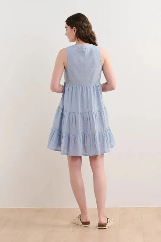 Hatley Savannah Dress in Bright Spot Chamber